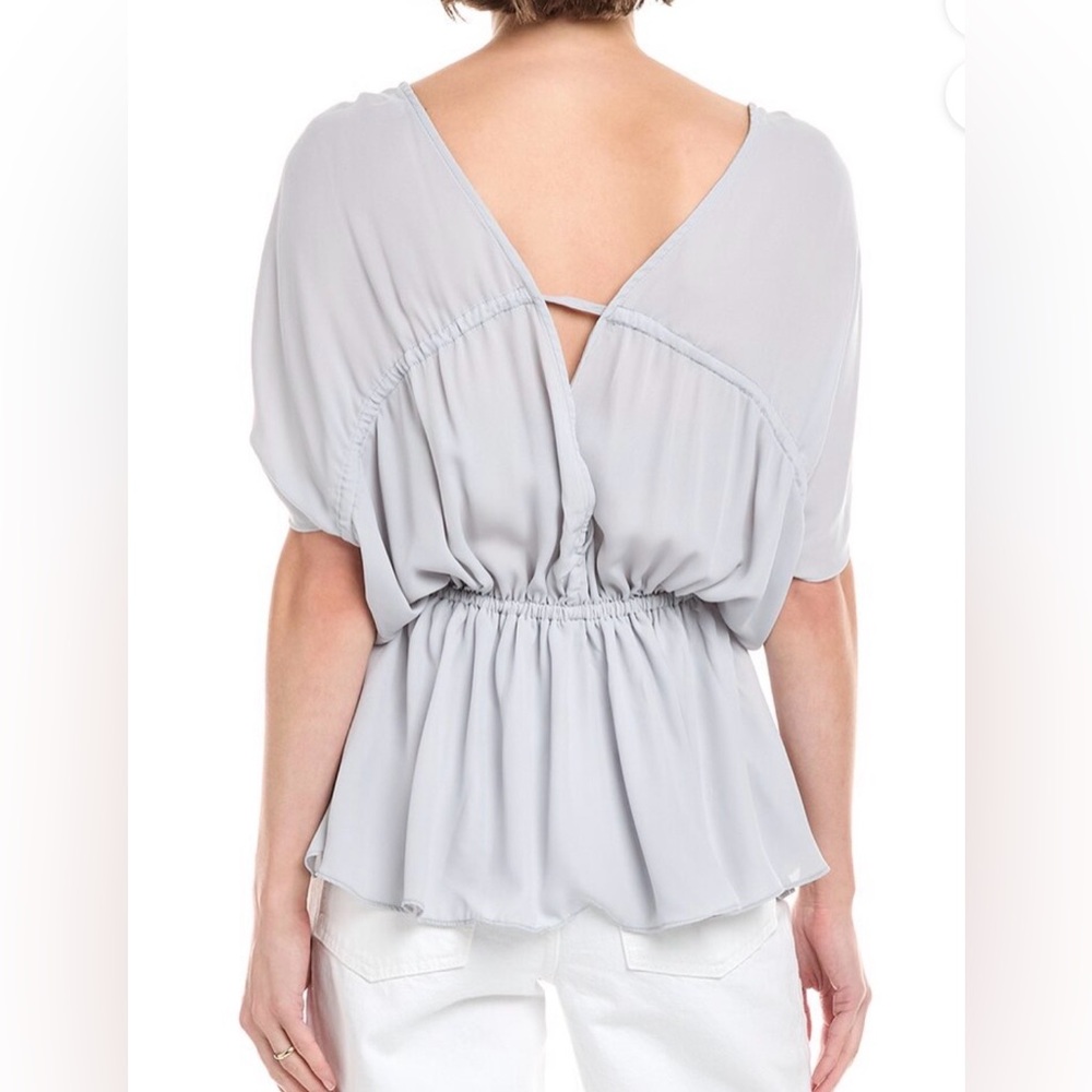 WeWoreWhat Gathered Short Cap Sleeve Top - Picture 3 of 6